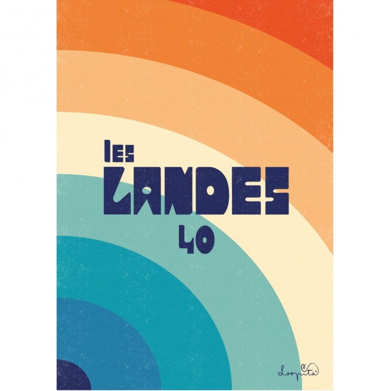 Affiche Les Landes 40