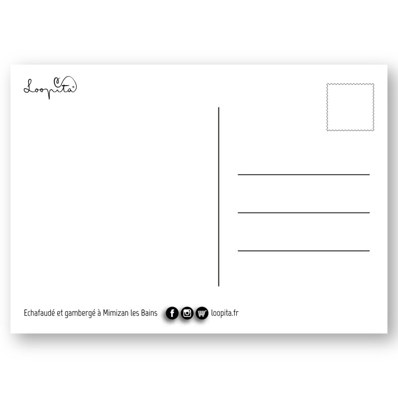 Carte postale Diving Girl