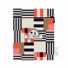 Lined waterproof swimwear bag - "Carot lines"