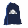 Sac à linge "Bleu uni"