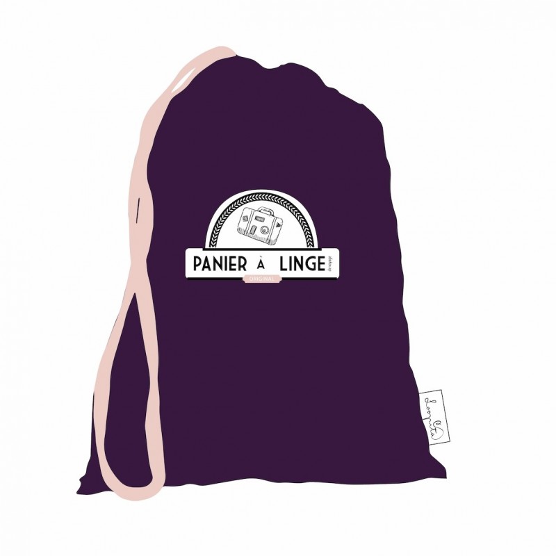 Sac à linge Violet uni