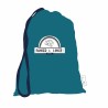 Sac à linge "Turquoise uni"