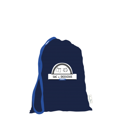 Sac à Dessous "Bleu uni"