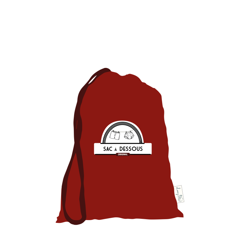Sac à Dessous "Rouge uni" Sac à Dessous "Rouge uni"