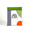 Lined waterproof swimwear bag - "Lines of the Orange"