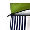 Lined waterproof swimwear bag - "Lines of the Orange"
