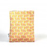 Lined waterproof swimwear bag - "Pink Fleurs"