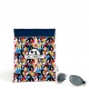 Lined waterproof swimwear bag - "Automn Cheries"