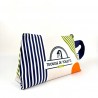 Toilet bag "Lines of the Orange"