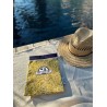 Lined waterproof swimwear bag - "Velvet Mimosa"