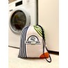 laundry bag "Lines of the orange"