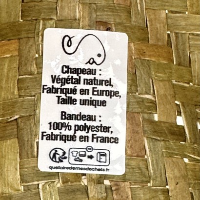 Chapeau événementiel personnalisable 4930 ZELIO - RIO 100% europe