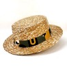 Chapeau événementiel personnalisable type canotier, 100% europe