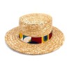 Chapeau événementiel personnalisable type canotier, 100% europe