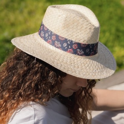 Chapeau LISBONNE, fabrication 100% Europe, personnalisable en FULL COLOR – Bandeau imprimé premium dès