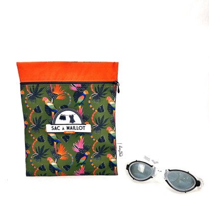 Sac à maillot doublé déperlant - Parrots