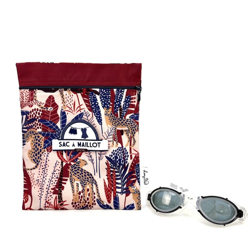 Sac à maillot doublé déperlant - Panthères