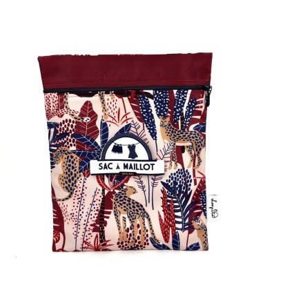 Sac à maillot doublé déperlant - Panthères