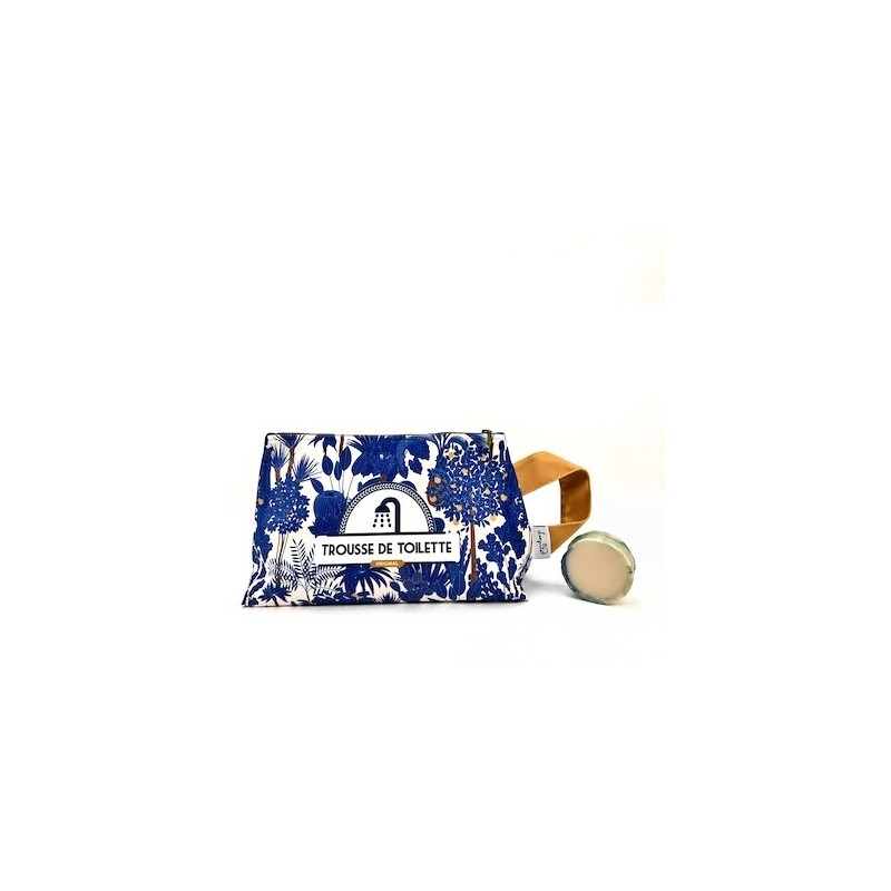 Trousse de toilette Jardin Bleu