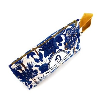 Trousse de toilette Jardin Bleu