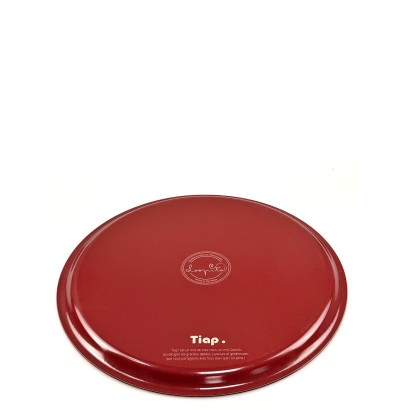 Plateau rond, 42cm de diamètre, d'une qualité incroyable, motif : Tiap, Panthères