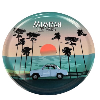Plateau rond, 42cm de diamètre, d'une qualité incroyable, Mimizan les Bains