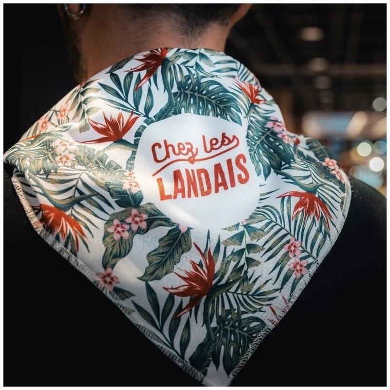 Foulard Fougères – Foulard festif du Sud-Ouest | Loopita x Chez les Landais