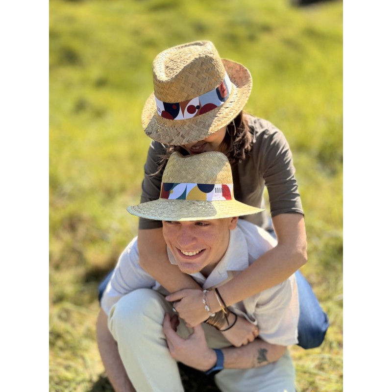 Couleurs en forme - Chapeau de Paille Borsalino pour se protéger du soleil