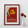 Affiche Rétro surf Mimizan Landes