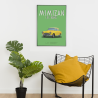Affiche rétro Simca Mimizan Landes
