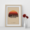 Affiche Plage des Ailes, Mimizan Landes