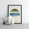 L'affiche Plage du Sud à Mimizan, Landes