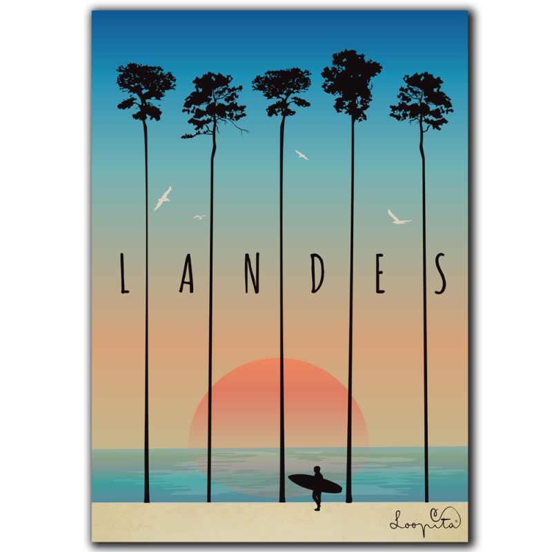 Affiche Landes