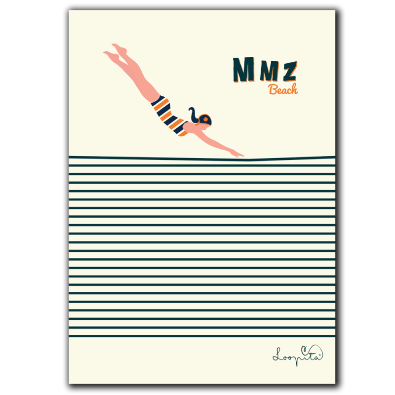 Affiche Diving Girl