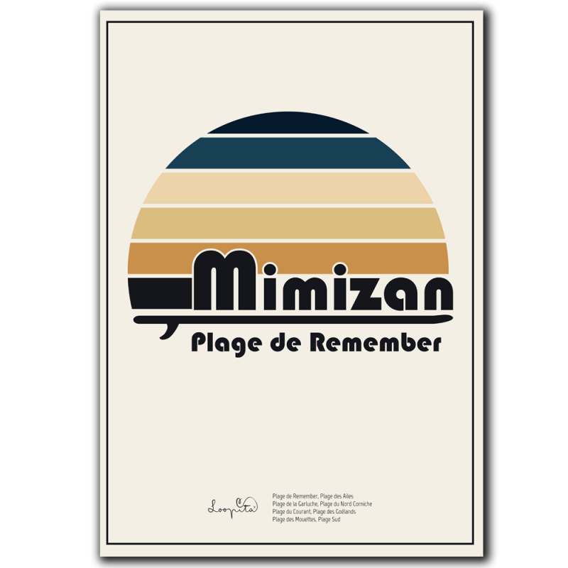 Affiche Plage de Remember