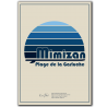 Affiche Plage de la Garluche Mimizan Landes