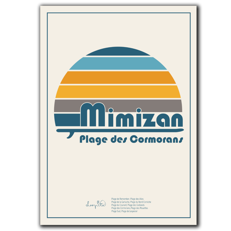 Affiche Cormorants Beach