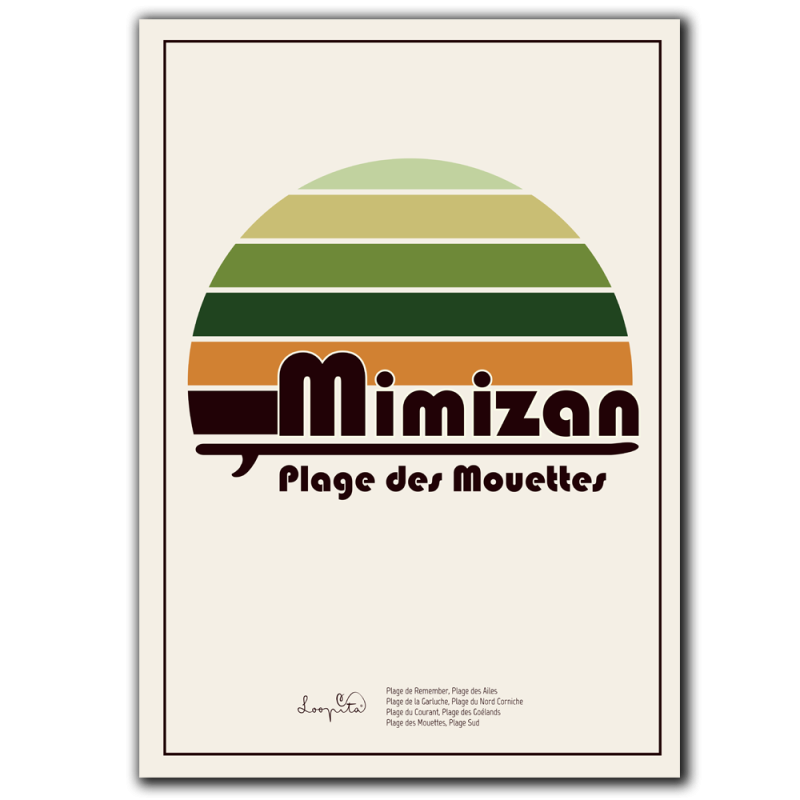 Affiche Seagull Beach