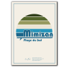L'affiche Plage du Sud à Mimizan, Landes