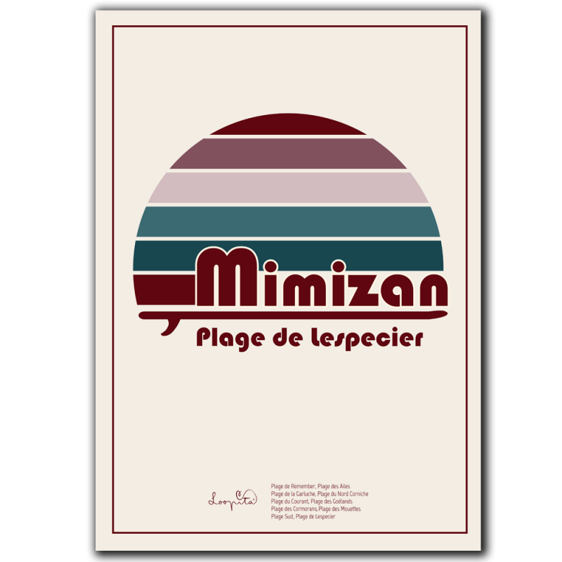 Affiche Lespecier Beach