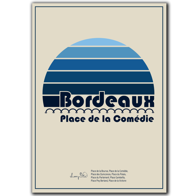 Affiche Place de la Comédie