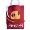 "The red wave" tote bag