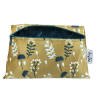 Make-up bag by Loopita "Golden foliage"