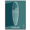 Sticker rétro Longboard