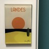 Magnet rétro des Landes