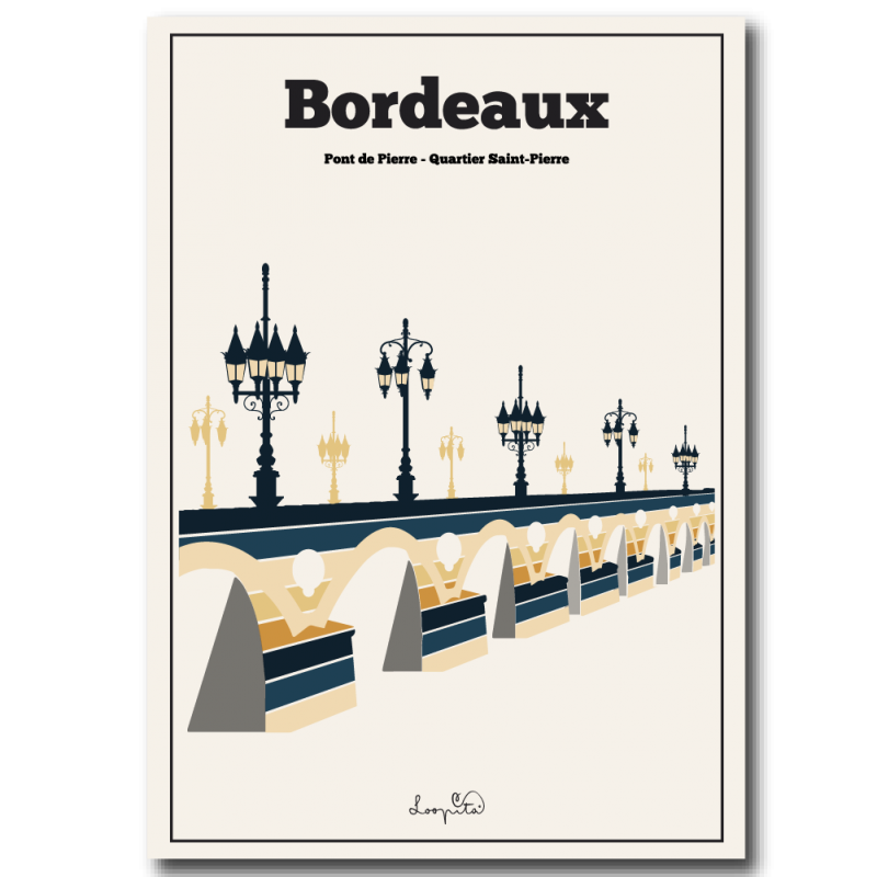Affiche Pont de Pierre