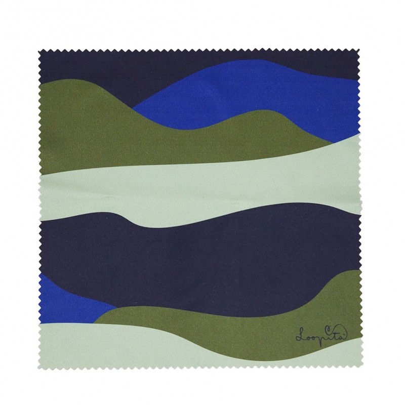 Chiffonette Green and blue
