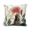"Dark green foliage" cushion cover