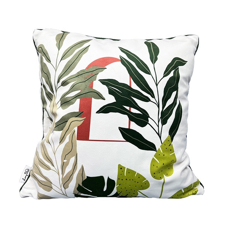 Coussin Kiwi foliage