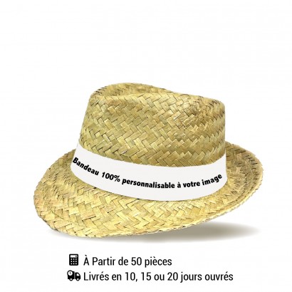 Chapeau RIO 4930 personnalisable FULL COLOR – Bandeau imprimé premium dès 50 ex.